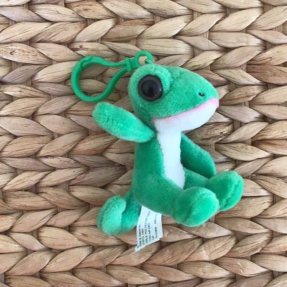 The Geico Gekko Backpack Clip, Green/White/Yellow/Pink - Picture 10 of 13